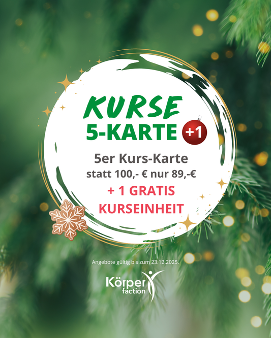 XMAS Kurs-Karte 5+1